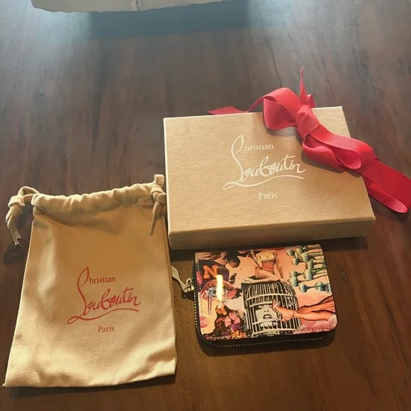 Christian Louboutin Artistic Multicolor Wallet LIMITED EDITION !NWT - Picture 3 of 8